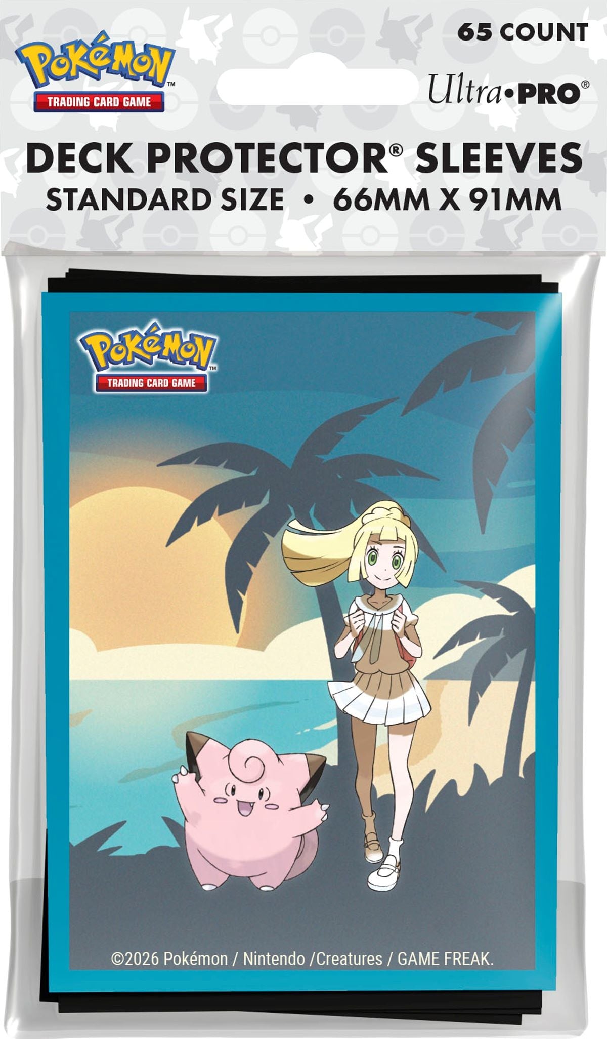 Pokémon: DECK PROTECTOR® Sleeves 65 Count – Lille And Clefairy