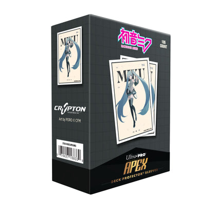 Hatsune Miku - APEX Deck Protector Sleeves 105 Count - Retro Soundscapes Hatsune Miku