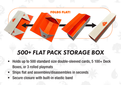 MTG Storage Box  – Mana 8 500+ - Lotus
