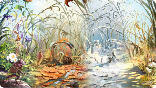 BloomburrowL Playmat – Season Lands Plains (Four Seasons)