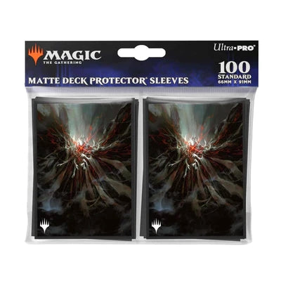 Duskmourn House Of Horror - Deck Protector Sleeves 100 Count - Valgavoth, Harrower Of Souls