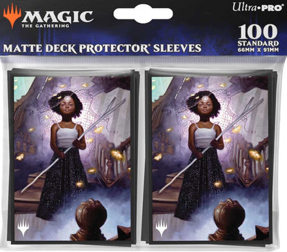 Duskmourn House Of Horror - Deck Protector Sleeves 100 Count - Aminatou, Veil Piercer