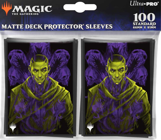 Duskmourn House Of Horror - Deck Protector Sleeves 100 Count - Kaito, Bane of Nightmares