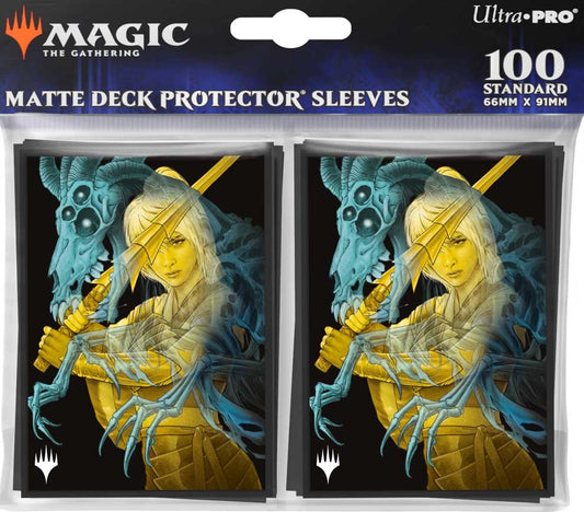 Duskmourn House Of Horror - Deck Protector Sleeves 100 Count - The Wandering Rescuer