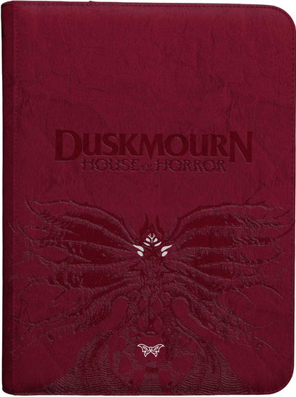 Duskmourn House Of Horror: Premium 9 Pocket  Zippered PRO Binder - Set Symbol