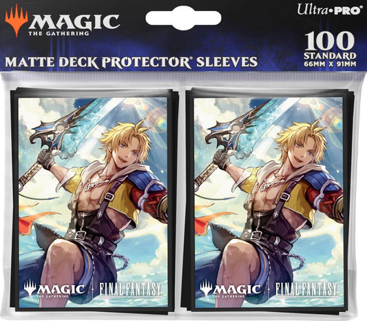 MTG Final Fantasy - Deck Protector Sleeves 100 Count - Tidus, Yuna's Guardian