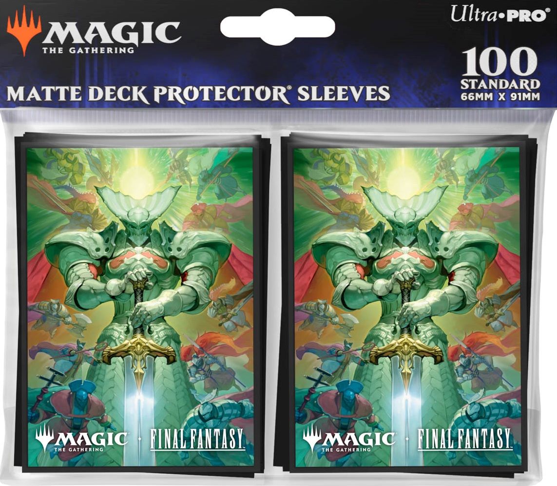 MTG Final Fantasy - Deck Protector Sleeves 100 Count - Summon Knights Of Round