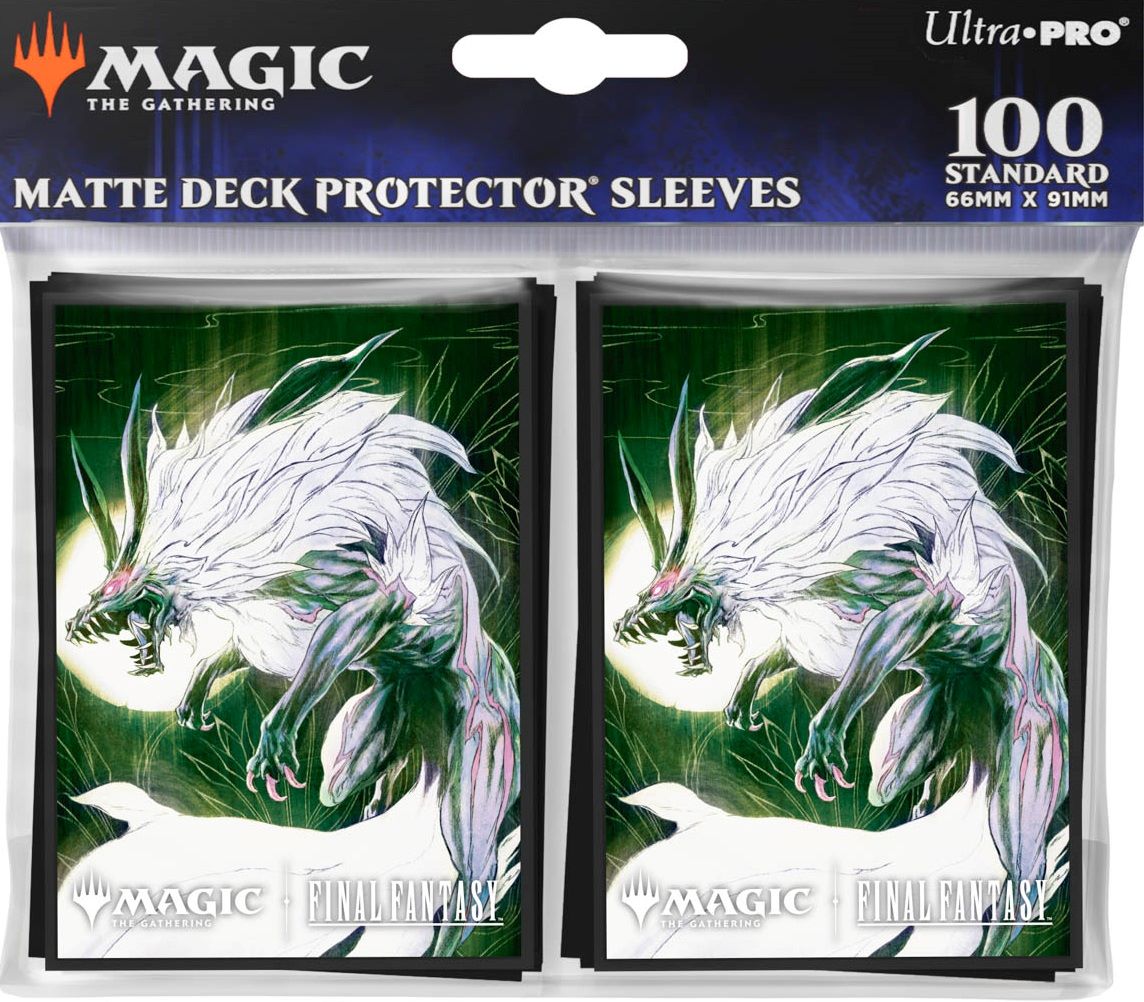 MTG Final Fantasy - Deck Protector Sleeves 100 Count - Summon Fenrir
