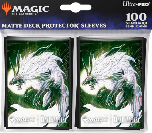 MTG Final Fantasy - Deck Protector Sleeves 100 Count - Summon Fenrir