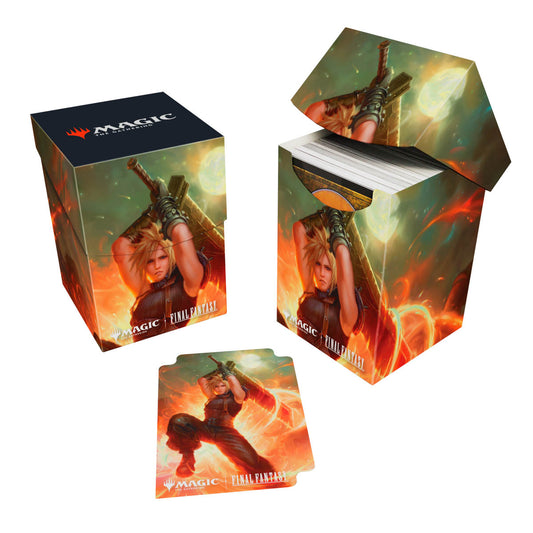 MTG Final Fantasy - 100+ Deck Box - Cloud, Ex-SOLDIER