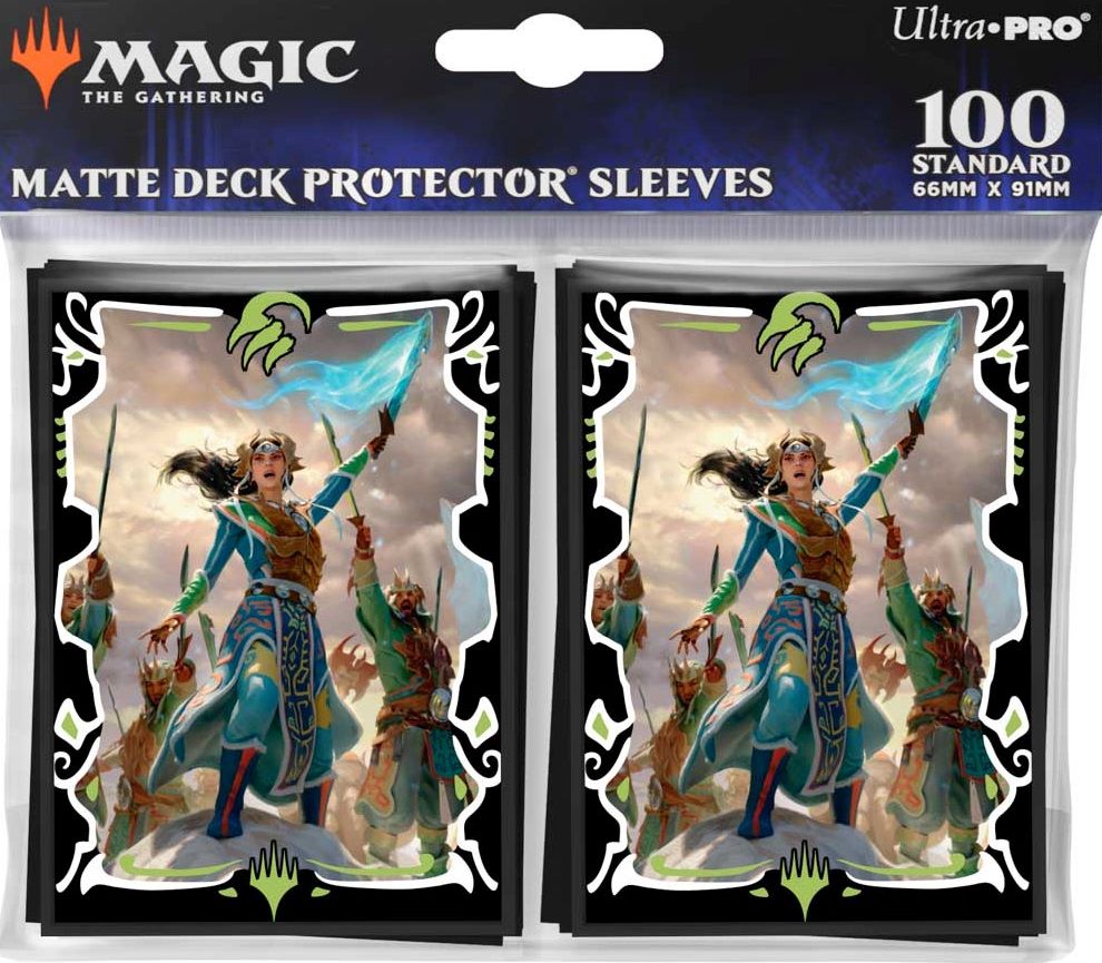 MTG Tarkir Dragonstorm - Deck Protector Sleeves 100 Count - Eshki, Temur’s Roar