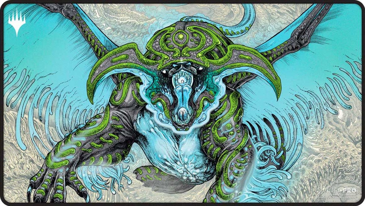 MTG Tarkir Dragonstorm: Stitched Playmat - Ureni, The Song Unending
