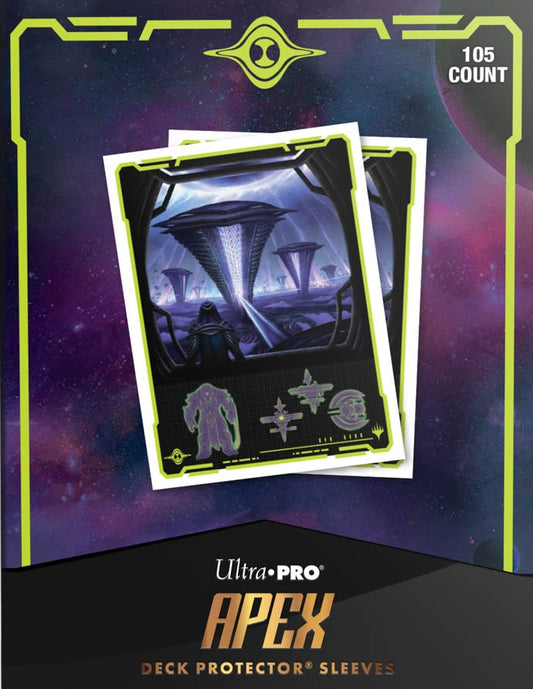 MTG Edge Of Eternities - APEX Deck Protector Sleeves 105 Count - Susur Secundi, Void Altar