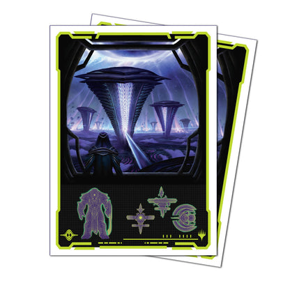 MTG Edge Of Eternities - APEX Deck Protector Sleeves 105 Count - Susur Secundi, Void Altar