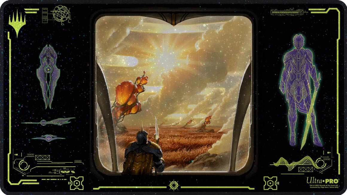 MTG Edge Of Eternities : Holofoil Playmat - Adagia, Windswept Bastion