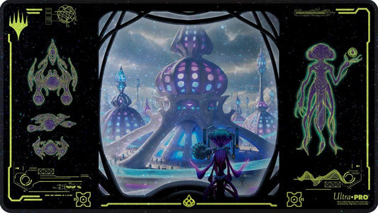 MTG Edge Of Eternities : Holofoil Playmat - Uthros, Titanic Godcore