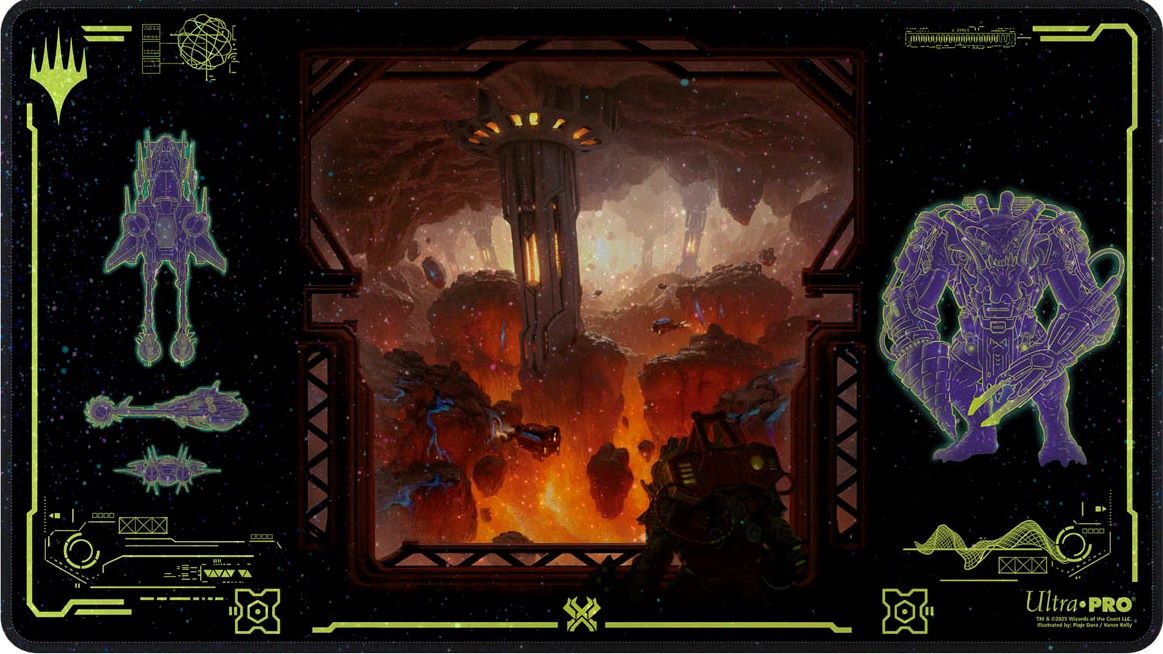 MTG Edge Of Eternities : Holofoil Playmat - Kavaron, Memorial World