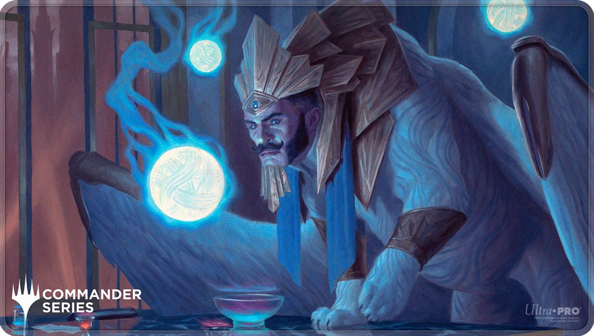 Commander Series 8: Stitched Playmat - Tivit, Seller Of Secrets