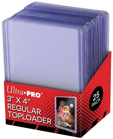 Ultra Pro: Toploader 3" x 4" Clear For Standard Size Cards 25 Count