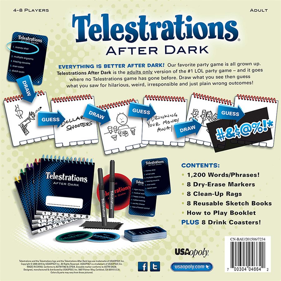 Telestrations®: 8 Player After Dark