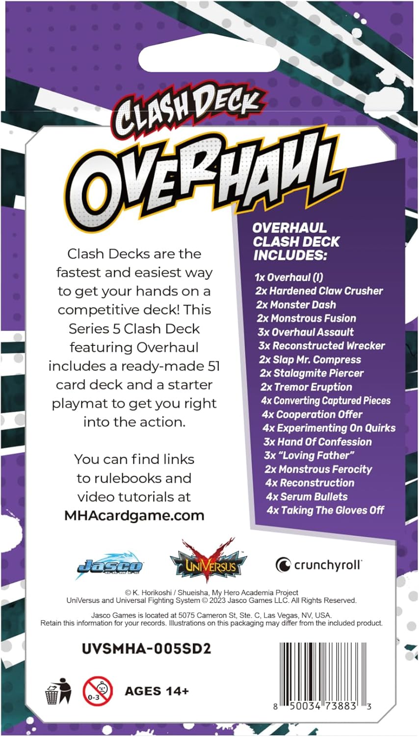 My Hero Academia: Iverhaul Clash Deck