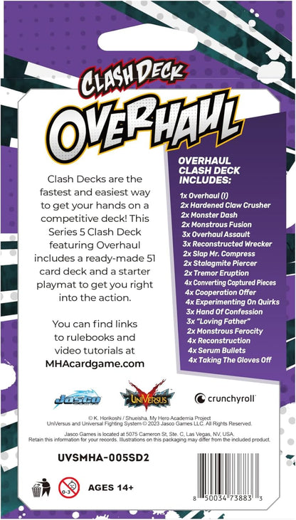 My Hero Academia: Iverhaul Clash Deck