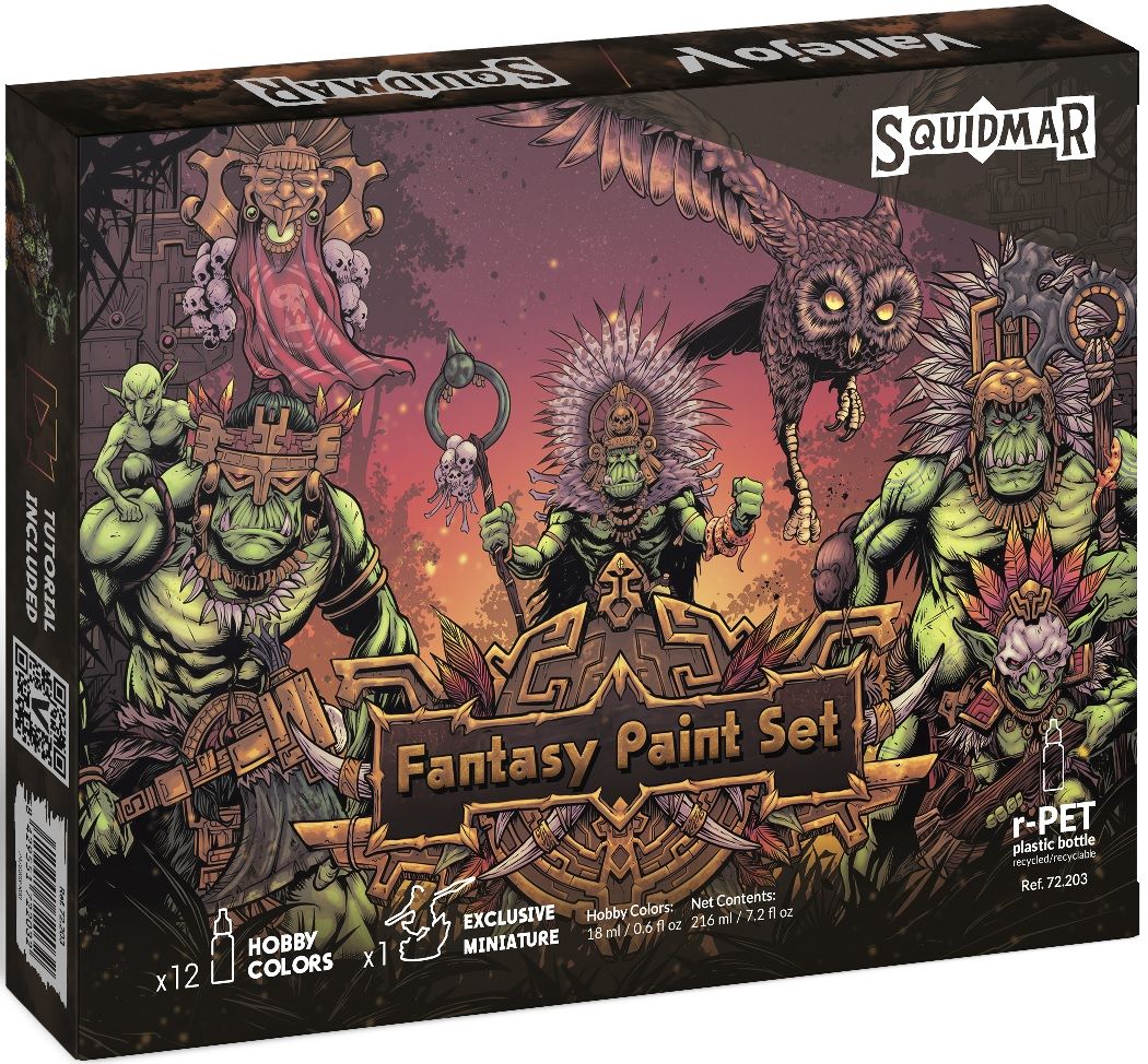 Vallejo: Fantasy Paint Set By Squidmar Miniatures