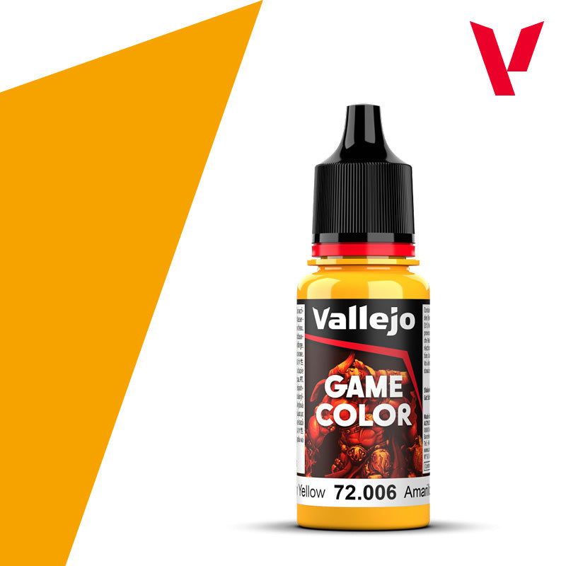 Vallejo Game Color: Sun Yellow 18ml