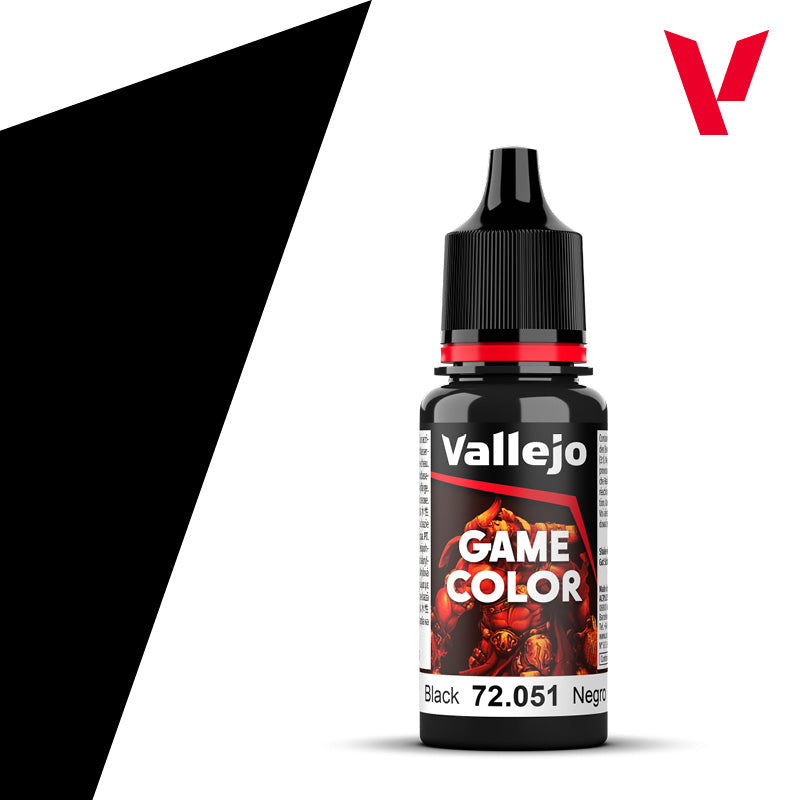 Vallejo Game Color: Black 18ml