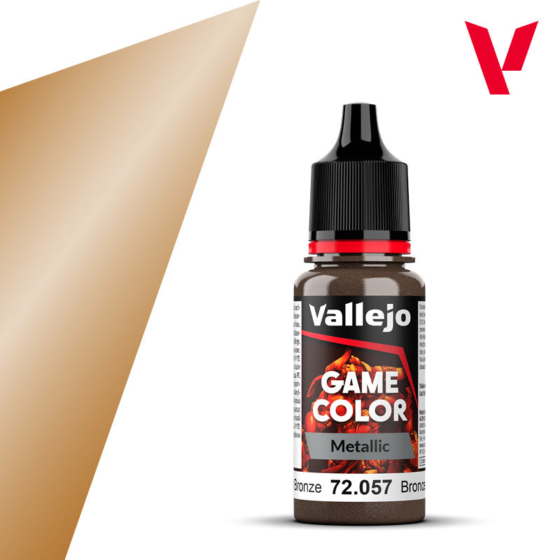 Vallejo Game Color Metallic: Bright Bronze 18ml