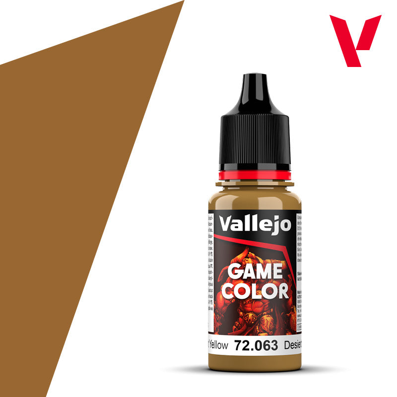 Vallejo Game Color: Desert Yellow 18ml