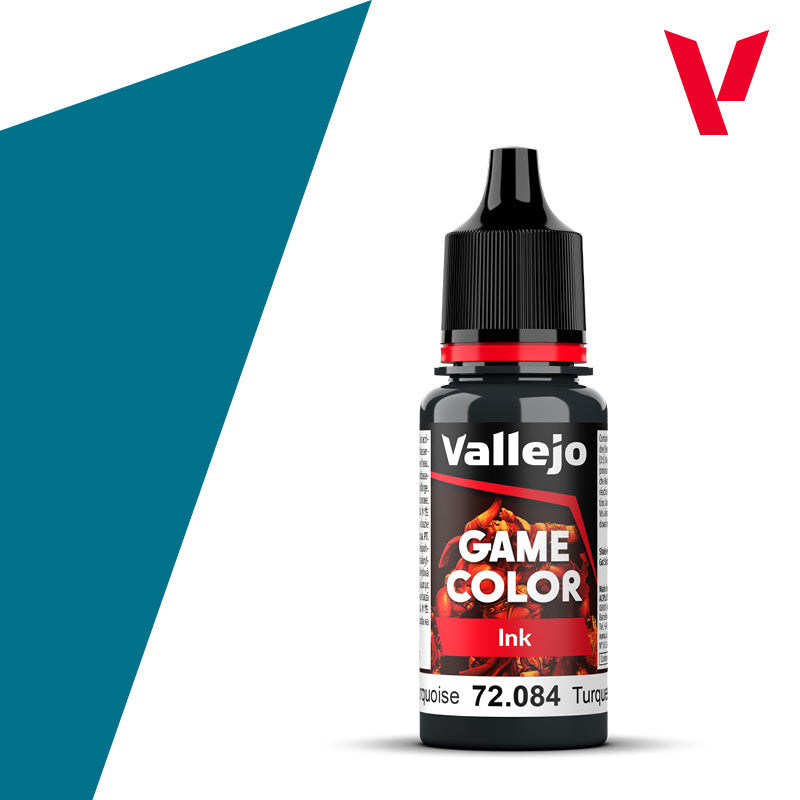 Vallejo Game Color Ink: Dark Turquoise 18ml