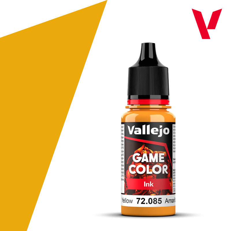 Vallejo Game Color Ink: Yellow 18ml