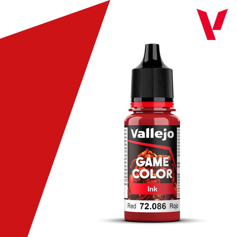 Vallejo Game Color Ink: Red 18ml