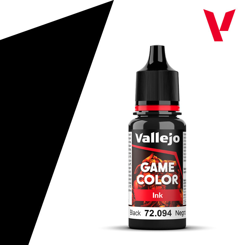 Vallejo Game Color Ink: Black 18ml