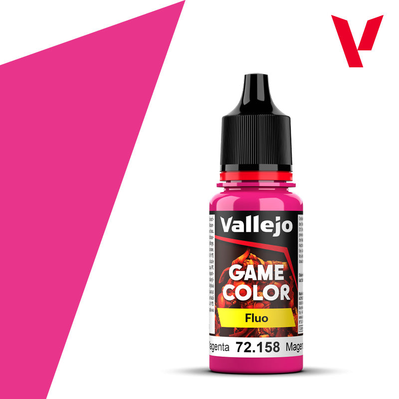 Vallejo Game Color Fluo: Fluorescent Magenta 18ml