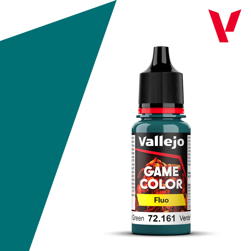 Vallejo Game Color Fluo: Fluorescent Cold Green 18ml