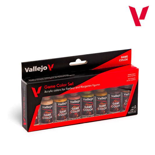 Vallejo: Skin Tones Paint Set