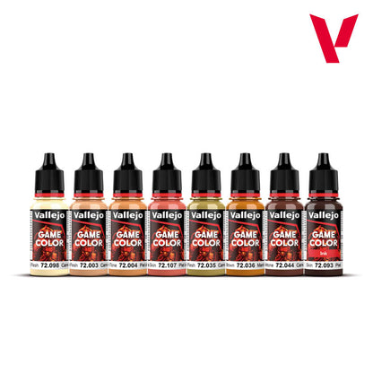 Vallejo: Skin Tones Paint Set