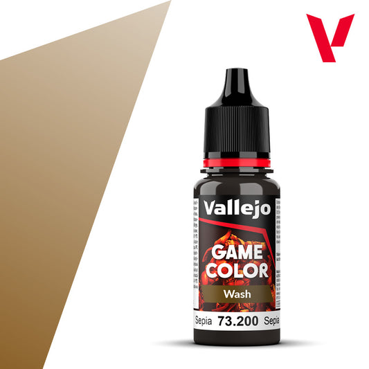 Vallejo Game Color Wash: Sepia 18ml