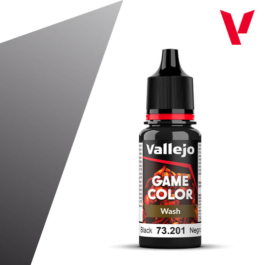 Vallejo Game Color Wash: Black 18ml