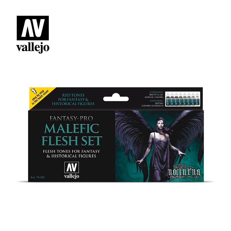 Vallejo: Malefic Flesh Paint Set