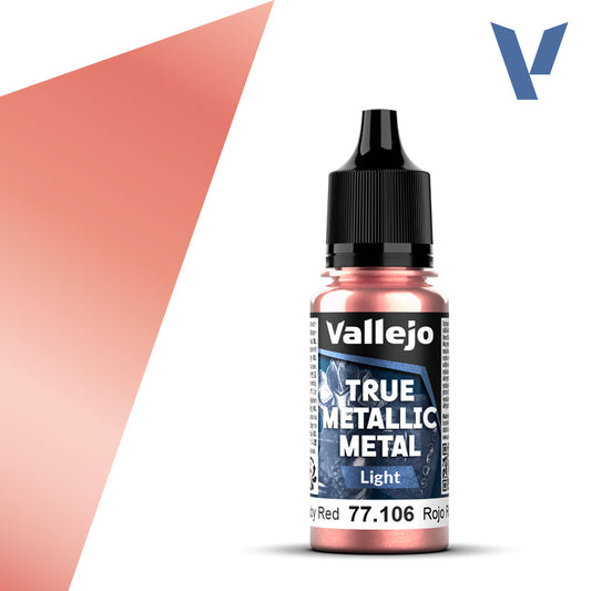 Vallejo: True Metallic Metal Paint - Ruby Red Light