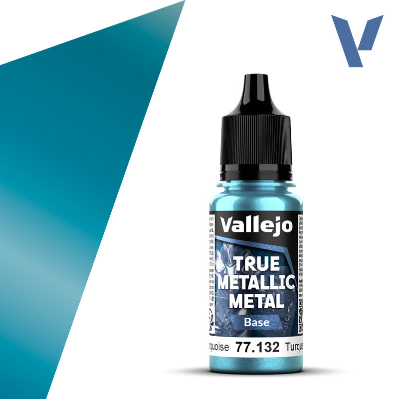 Vallejo: True Metallic Metal Paint - Hydra Turquoise Base