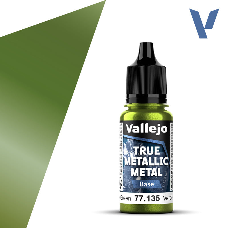 Vallejo: True Metallic Metal Paint - Amber Green Base