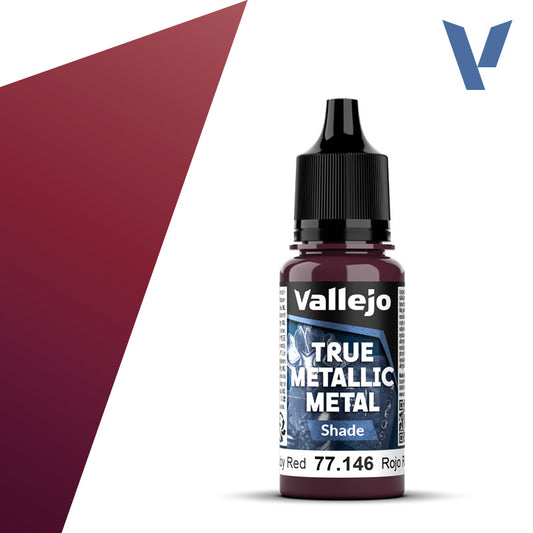Vallejo: True Metallic Metal Paint - Ruby Red Shade