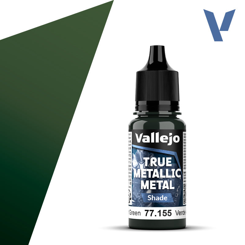 Vallejo: True Metallic Metal Paint - Amber Green Shade
