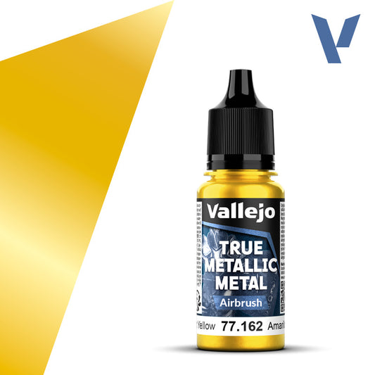 Vallejo: True Metallic Metal Paint - Radiant Yellow Airbrush