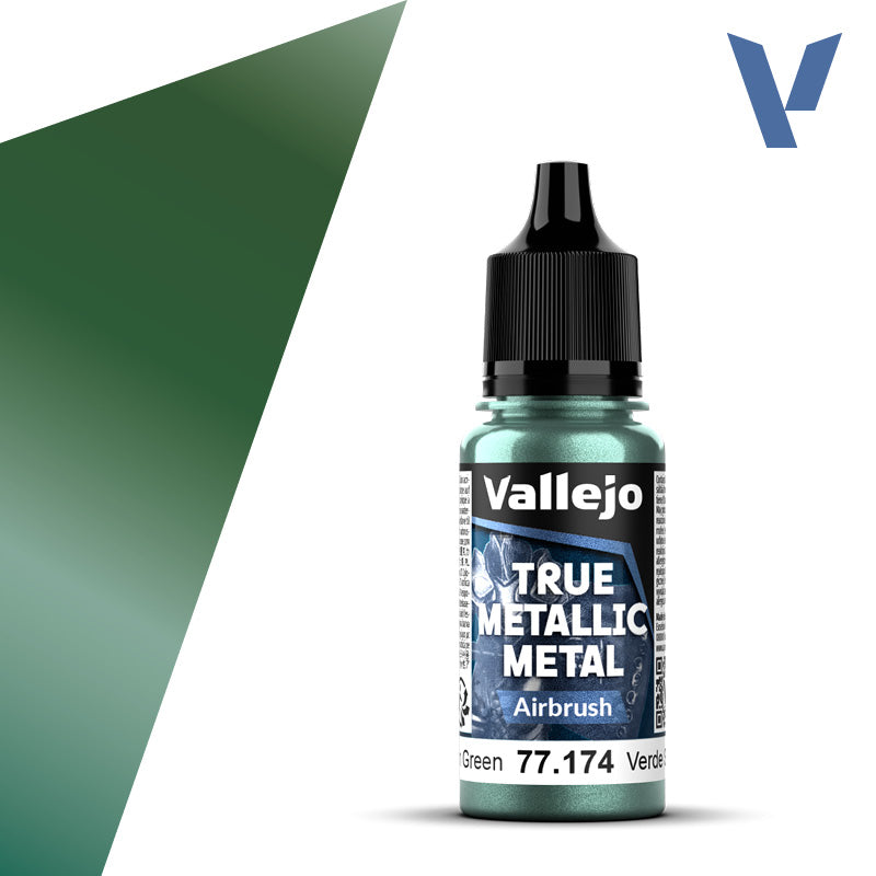 Vallejo: True Metallic Metal Paint - Dusken Green Airbrush
