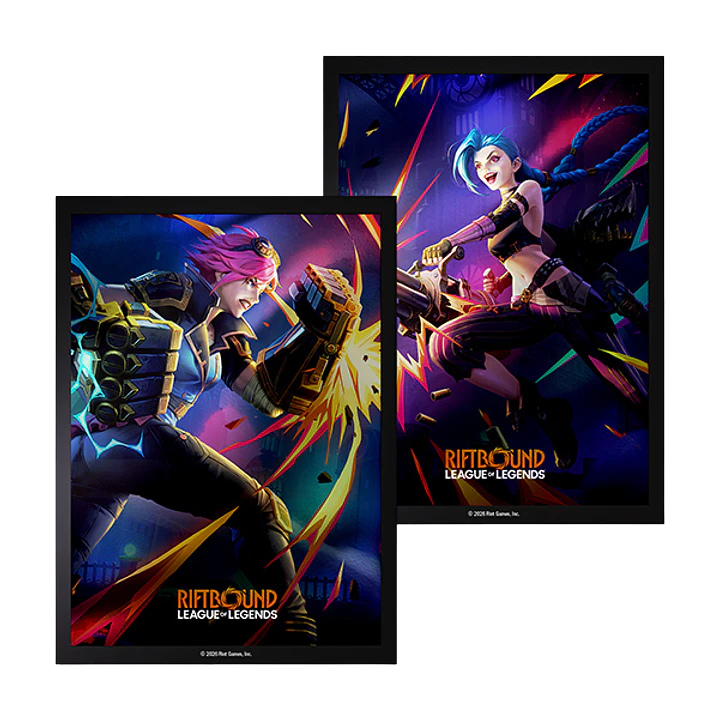 League Of Legends Riftbound: Vendetta Sleeves 100 Count - Vi Vs Jinx